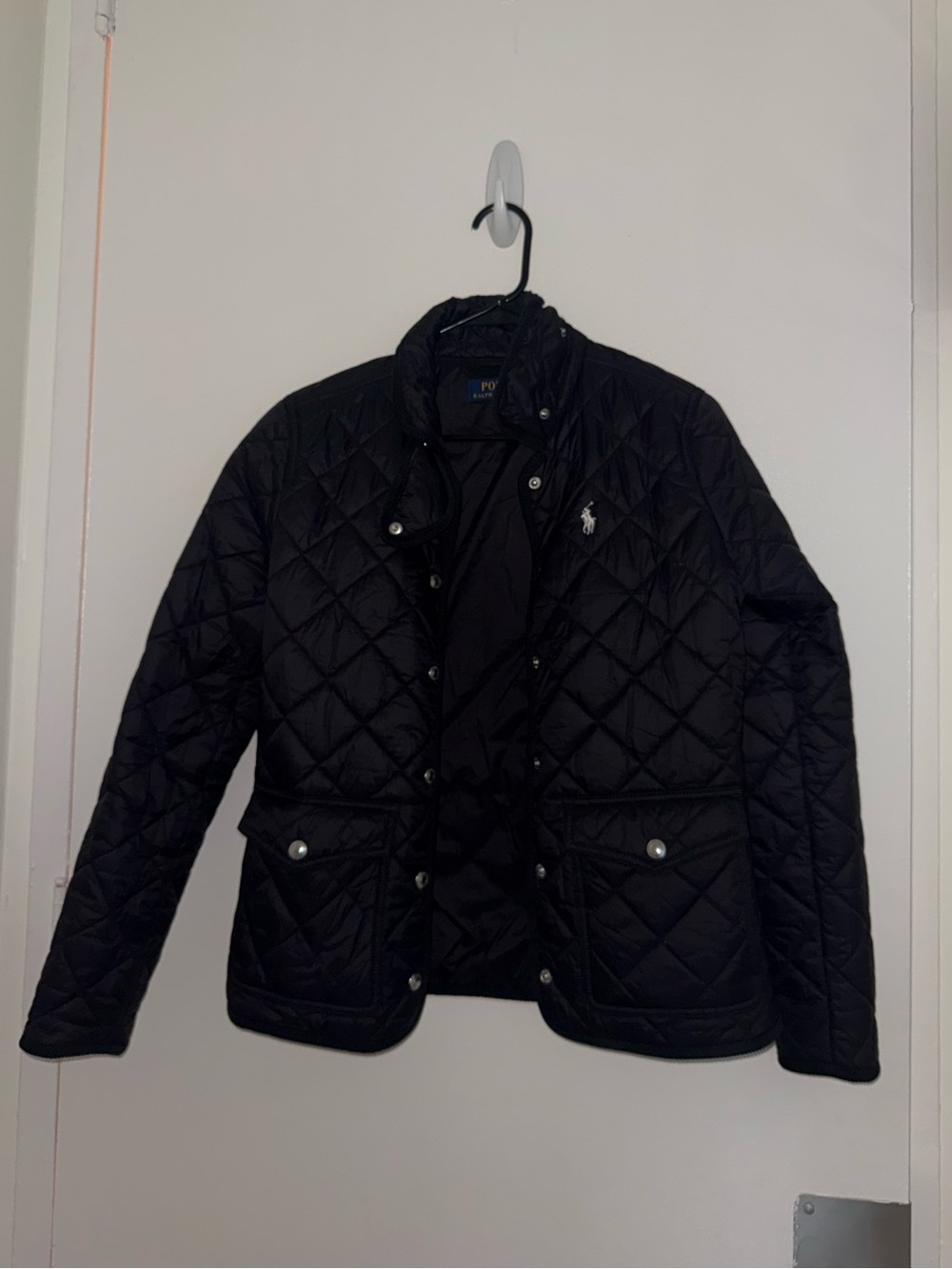 Polo by Ralph Lauren Black Quilted Diamond Puffer Jacket